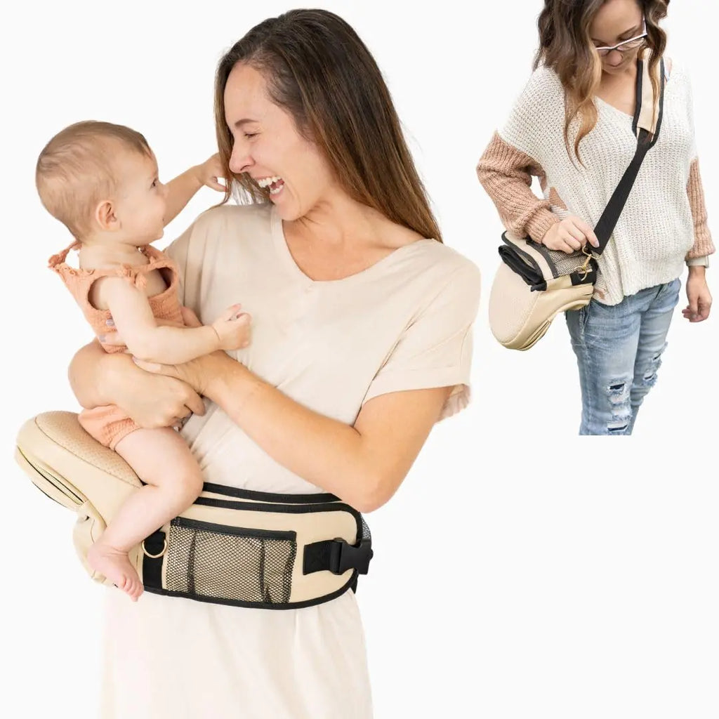 GoMom Baby Hip Carrier | Adjustable Hip Carrier for Baby | Toddler Hip Carrier | Baby Hip Carrier with Strap | Versatile Baby Side Carrier | Front Facing Baby Carrier with Hip Seat | Baby Hip Holder