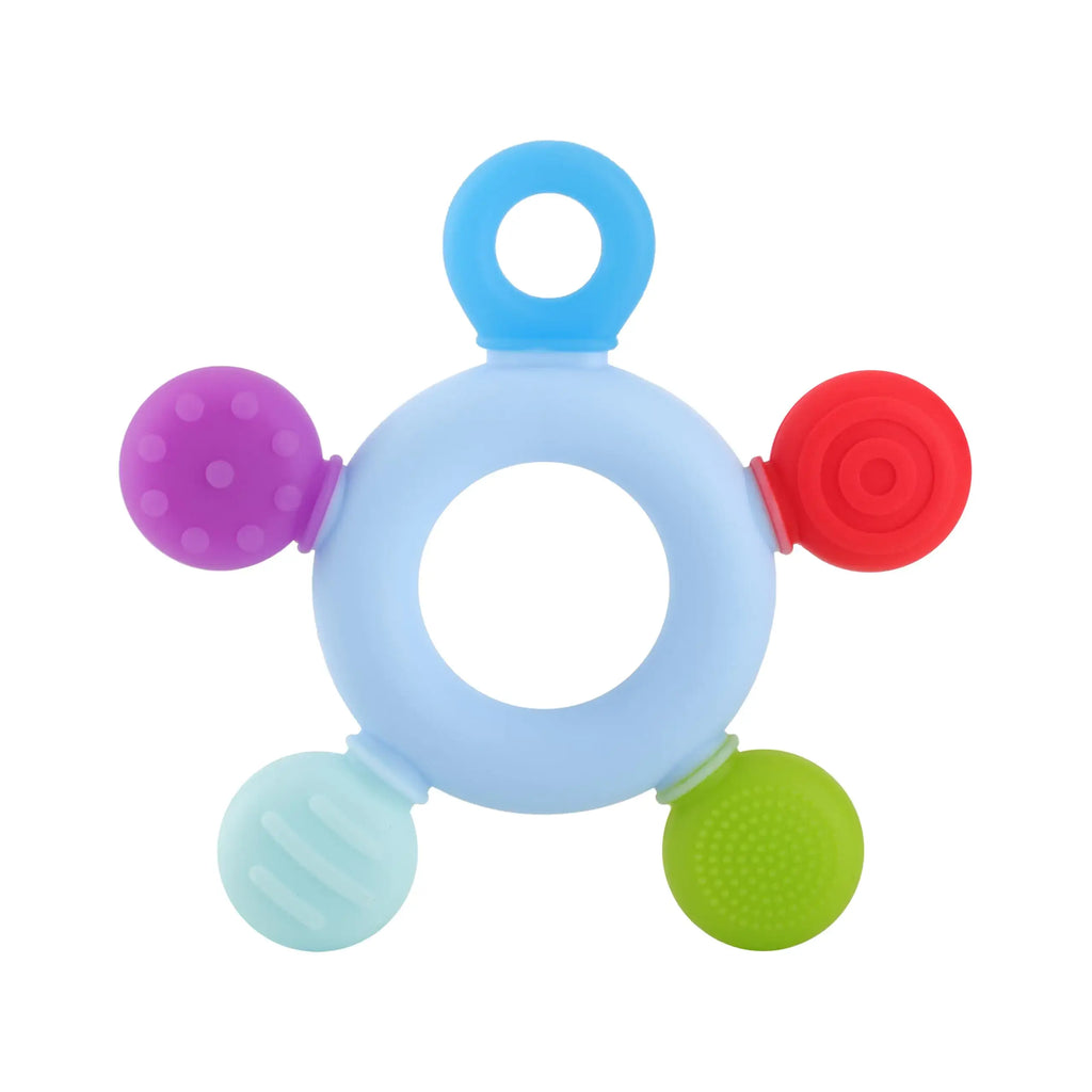 Baby Teething Toys Seeway Silicone Chewable Rudder Rings Teether Soothe Babies Gums for Teething Babies