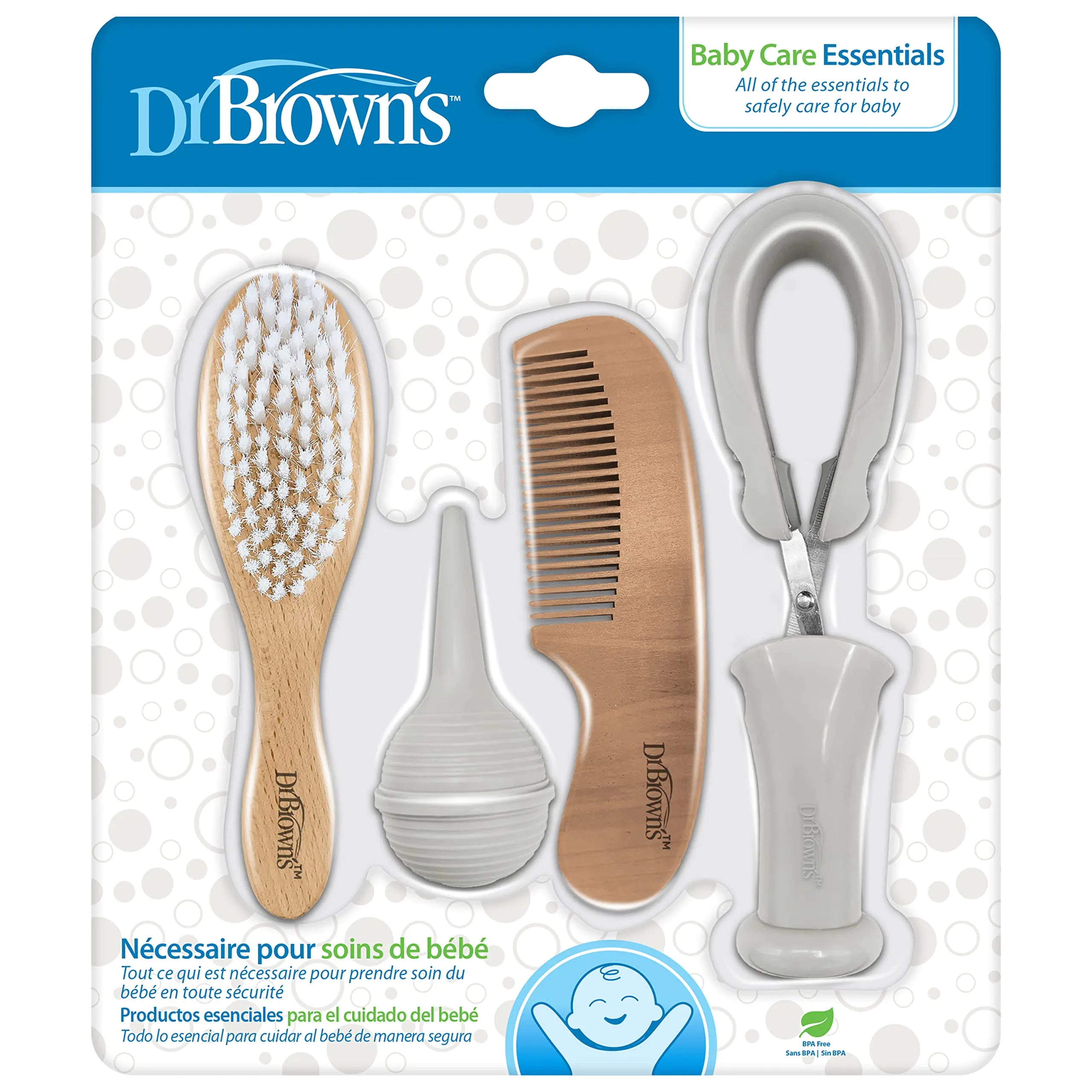 Dr. Browns Healthy Baby Essentials Care Kit for Infant & Baby BPA Free